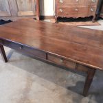 Grande table basse en cerisier